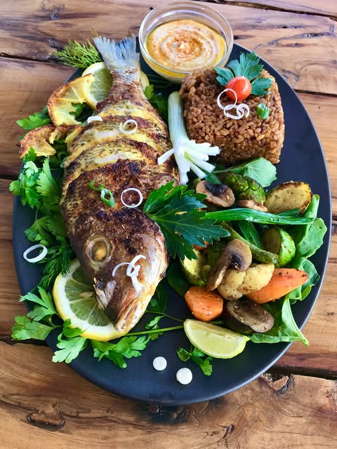 Grilled fish